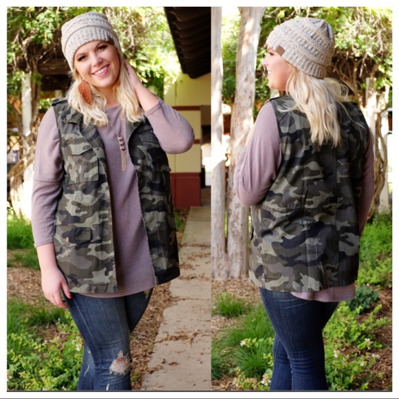 PLUS Taupe Hacci Knit Tunic - Picture 4 of 4